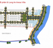 Mở bán giai đoạn 1 dự án đất nền Areca Villa, Đức Hòa Long An, Giá chỉ từ: 750 triệu/nền